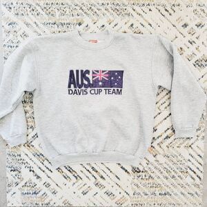 VTG Australia Davis Cup Team Sweatshirt McDonalds Official Concept Sports SZ M